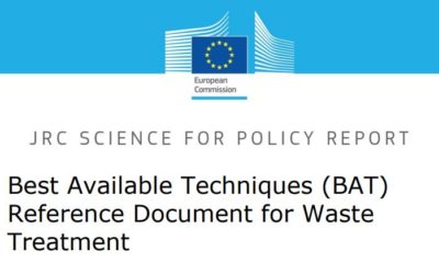 Nuevo documento sobre MTD (mejores técnicas disponibles) en tratamiento de residuos.
