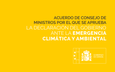 El Gobierno declara la emergencia climática
