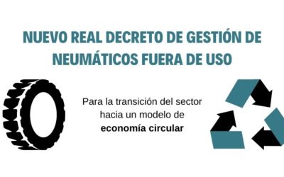 Publicado el RD sobre la gestión de neumáticos fuera de uso para acelerar la transición del sector hacia una economía circular