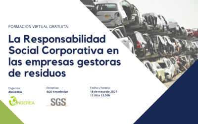 JORNADA VIRTUAL GRATUITA: LA RESPONSABILIDAD SOCIAL CORPORATIVA EN LAS EMPRESAS GESTORAS  DE RESIDUOS